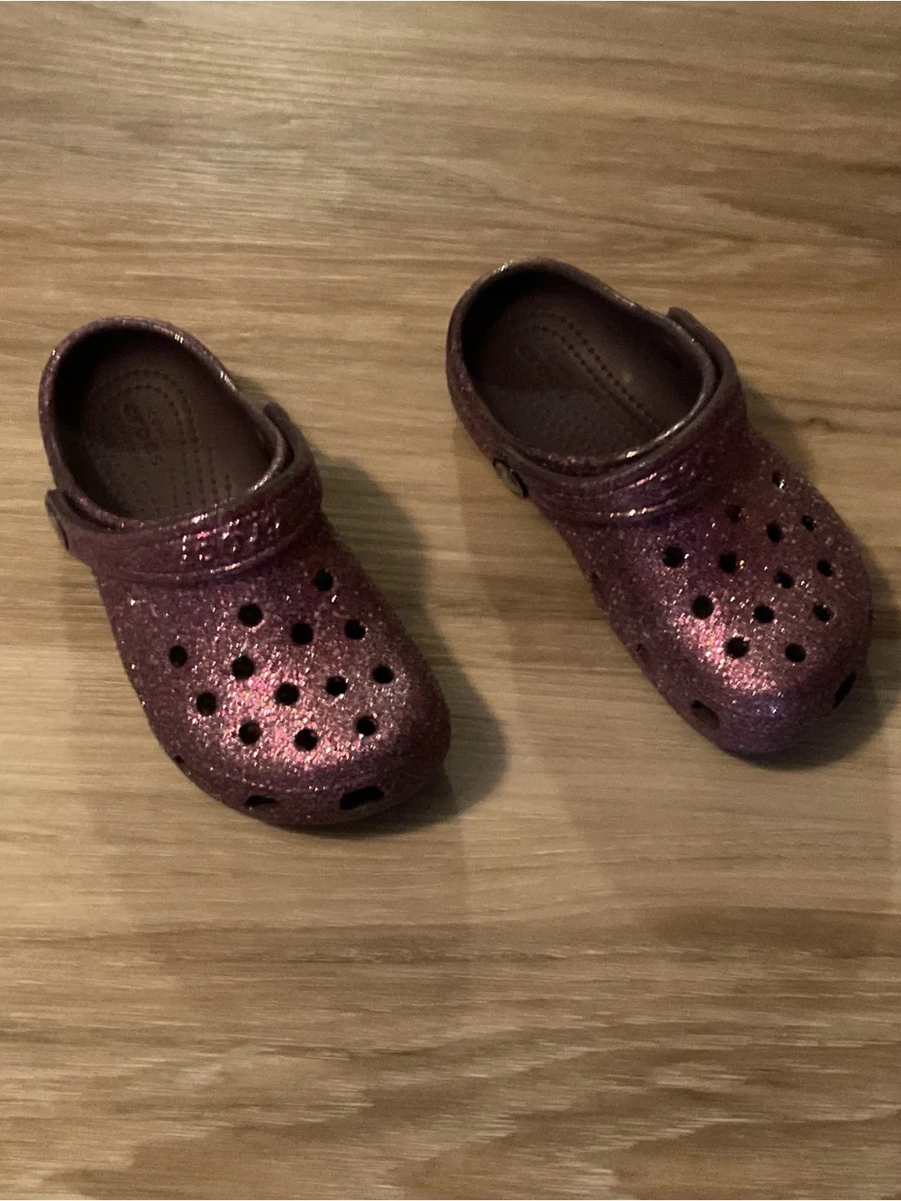 CROCS | Kids Glitter Clogs - Shimmery Purple
